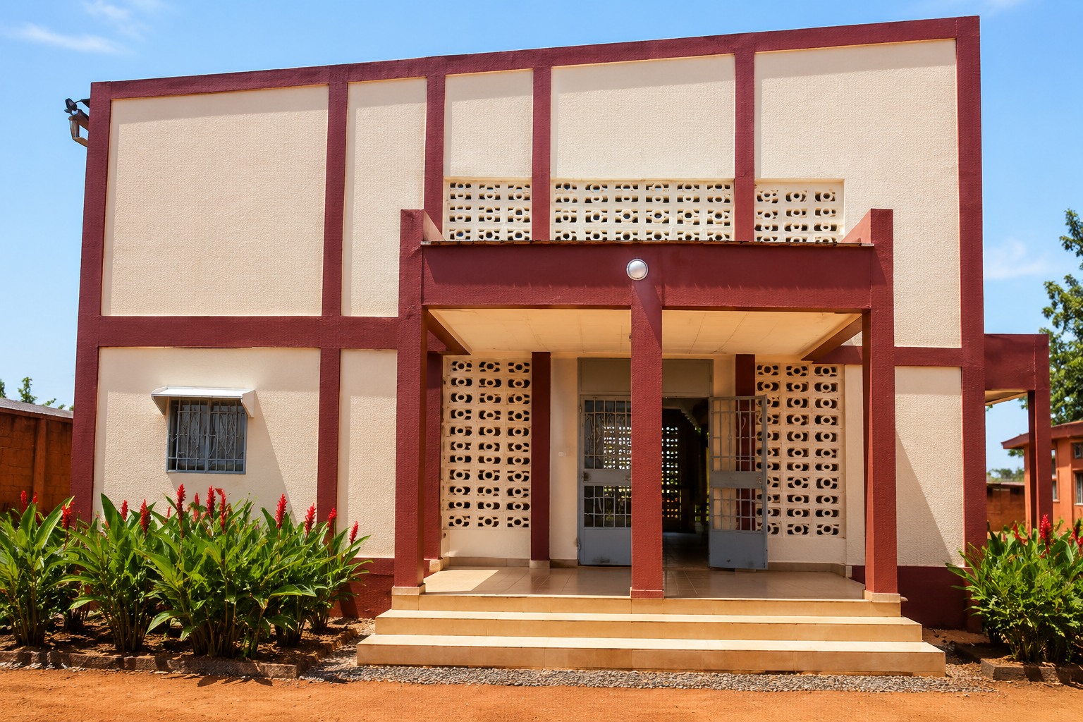 Bâtiment administratif — structure béton Ouagadougou