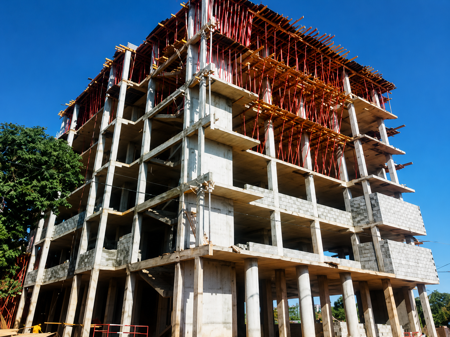 Bâtiment R+5 construit à Ouagadougou