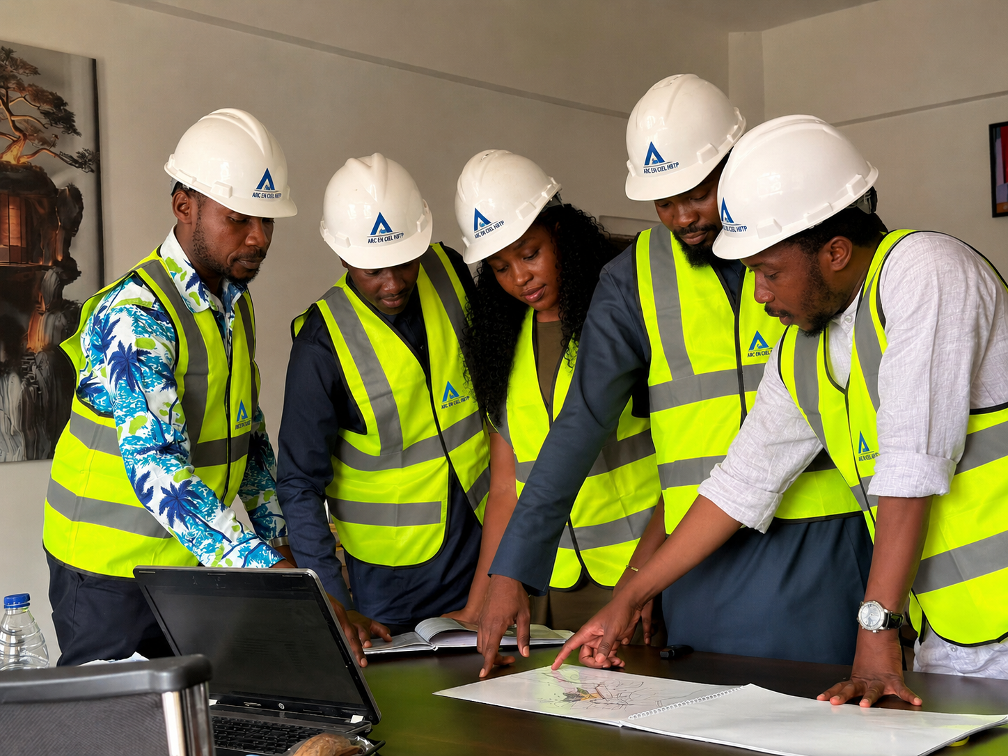 Réunion de chantier ARC EN CIEL HBTP Ouagadougou